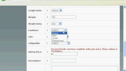 Creating an Ad - Container Exchanger