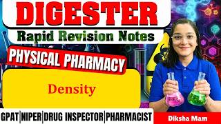 D-237 | Density - Physical Pharmacy | Rapid Revision #density