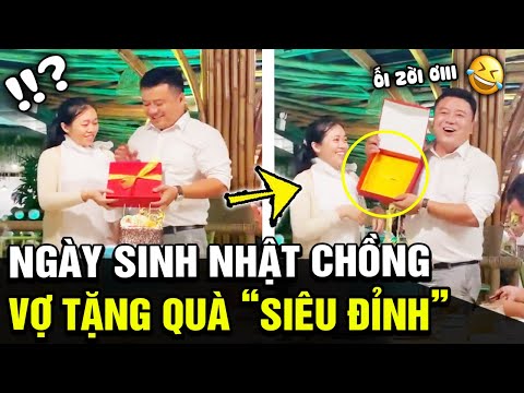 Video Sinh nhật chồng, vợ bất ngờ tặng QUE THỬ THAI 2 vạch... - youtube