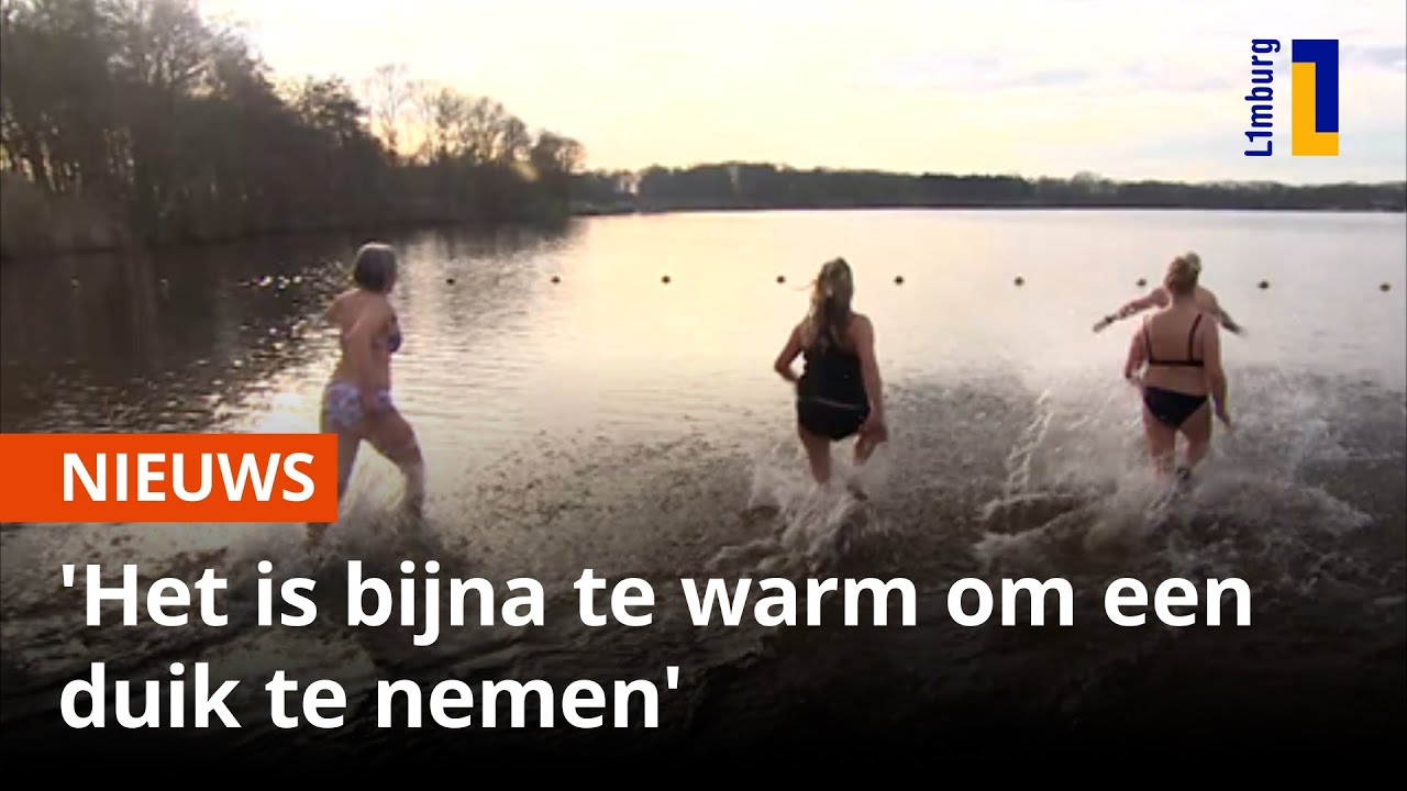 Toch een kleine nieuwjaarsduik in Plasmolen