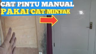 How to paint minimalist house doors || white color