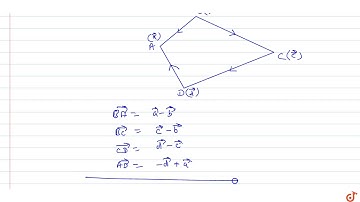 If ABCD is a quadrilateral, then the resultantof the forces represented by  `vec(BA),vec(BC),