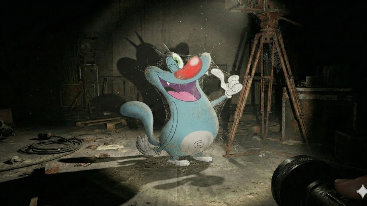 All Oggy cartoon character damage 😱 Oggy😰