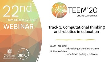 Track 1. Computational thinking and robotics in education