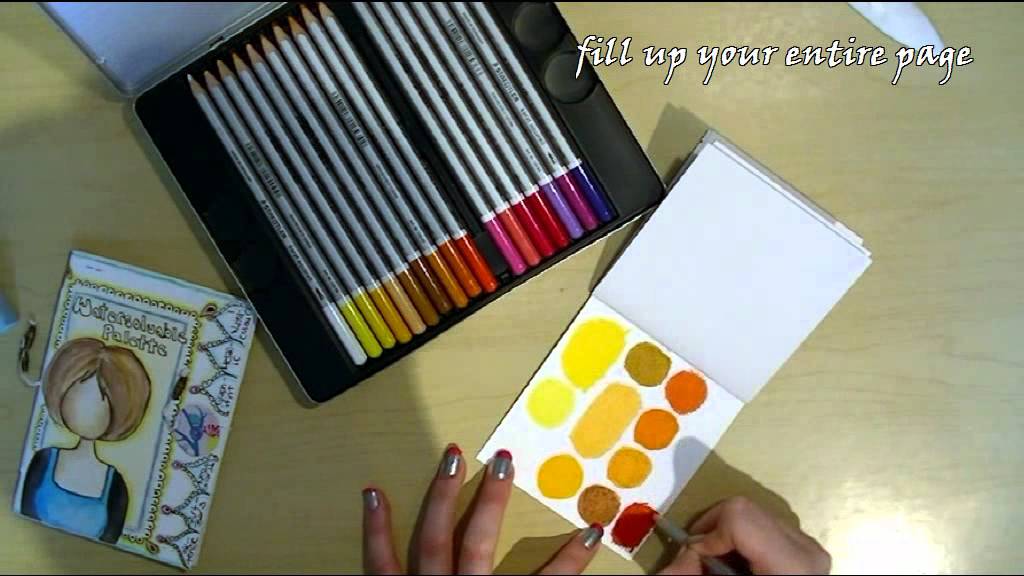 Watersoluable Travel Palette Book Tutorial 