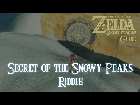 Video: Zelda - Suma Sahma En Secret Of The Snowy Peaks-zoektochtoplossing In Breath Of The Wild
