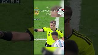 Argentina vs Egypt | FIFA World Cup 2026 Round of 16 #argent