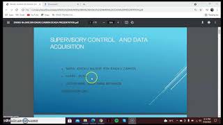 SCADA PRESENTATION