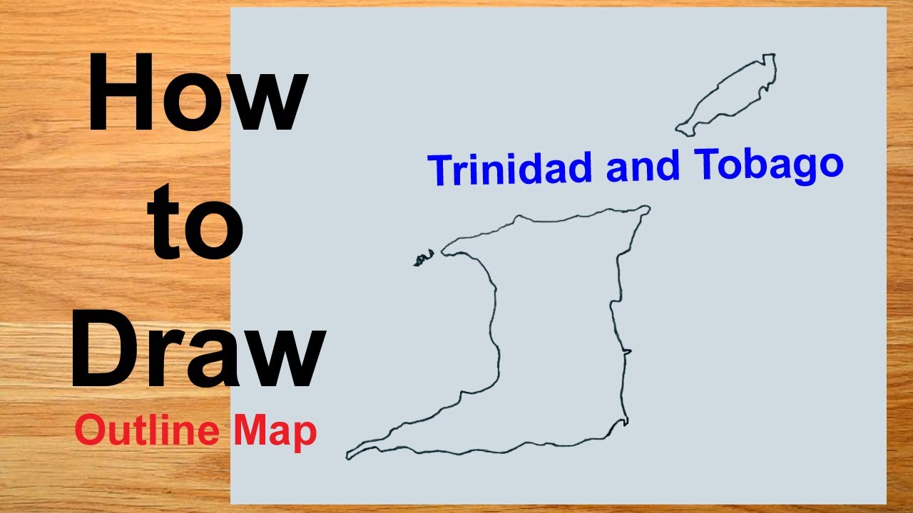 How To Draw Map Of Trinidad And Tobago Outline Map YouTube Maxresdefault