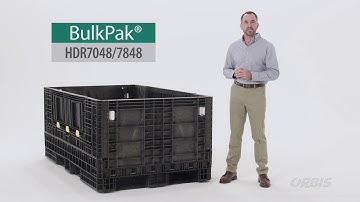 ORBIS BulkPak® HDR7048 & HDR7848 | Extended Bulk Containers for Oversized Automotive Parts