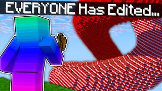 Minecraft Manhunt, But Everyone Can Edit The World...