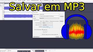 Como salvar em MP3 no Audacity