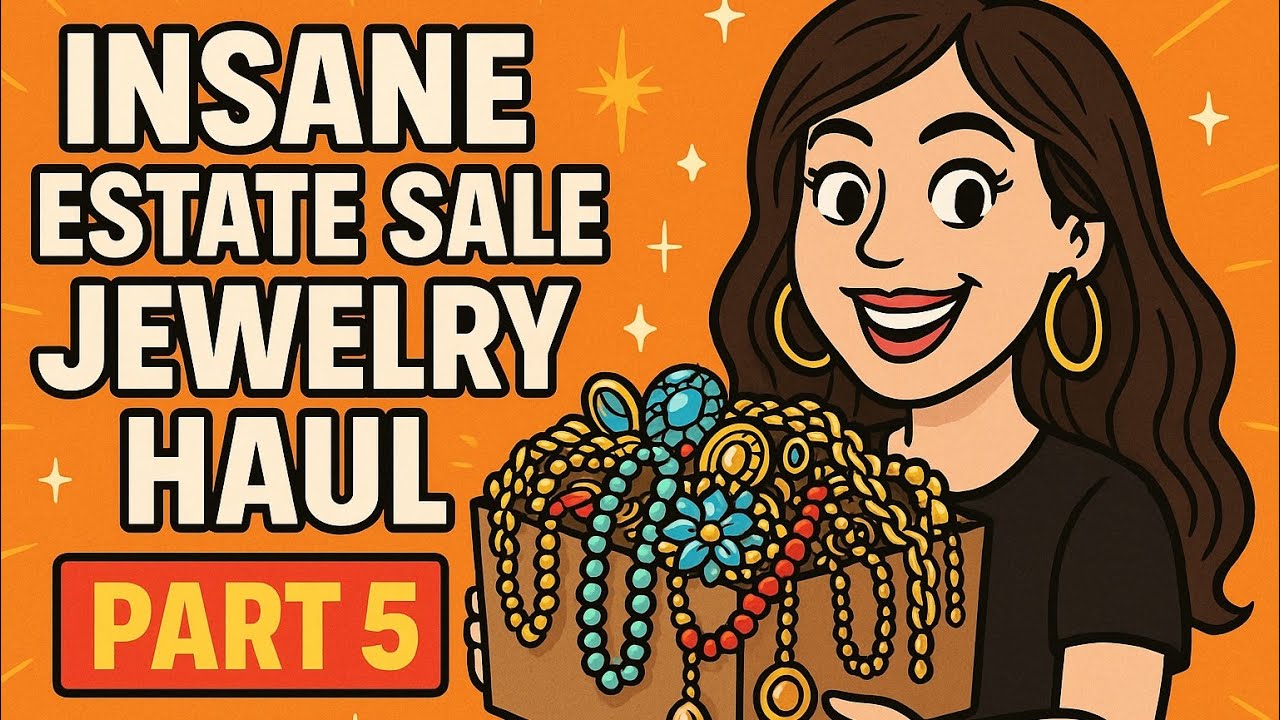 Couldn’t Leave Anything Behind 😱Jewelry Estate Sale Haul Pt. 5