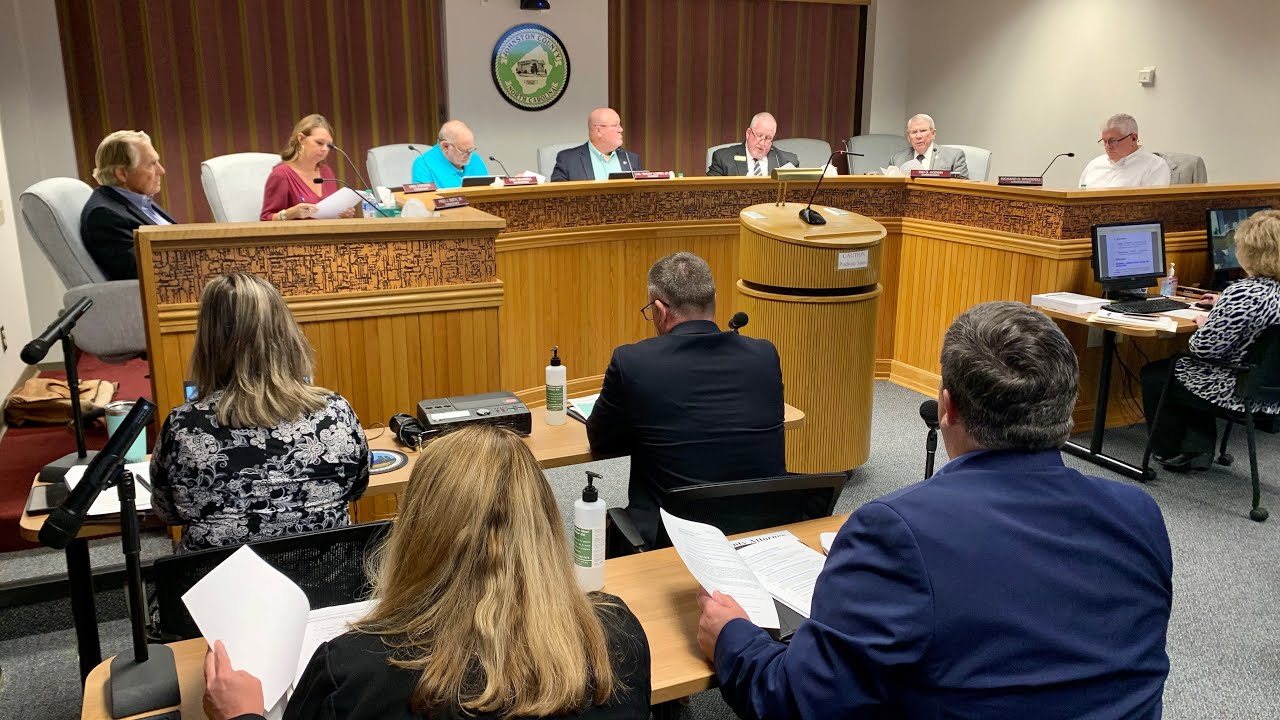 October 17, 2022 Johnston County Board of Commissioners Meeting YouTube