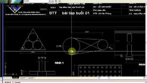 Hoc Cad  - Chua Bai Tap Buoi 2