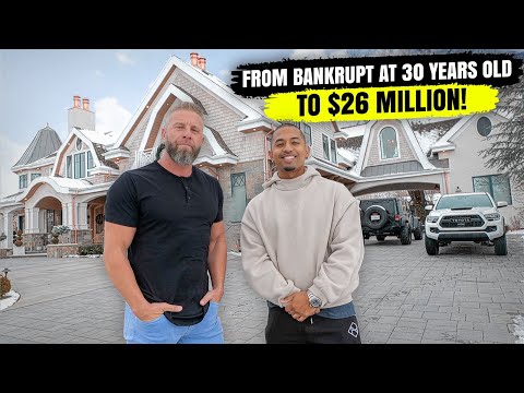 How He Went From Bankrupt at 30 Years old to $26 Million! ($10 Million Estate Tour)