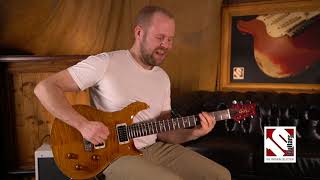 1996 PRS Custom 22 10 Top Vintage Yellow | Guitar Demo