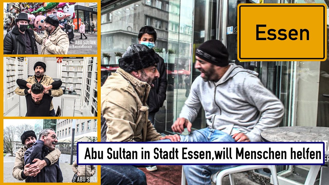Der Knochenknacker - Abu Sultan - Stadt Essen - Menschen helfen - Khaled Semmo