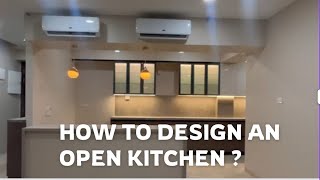 How we have designed open kitchen at Oberoi enigma , Mulund.