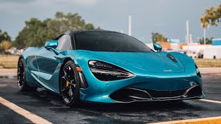 Curacao Blue McLaren 720S | 4K |