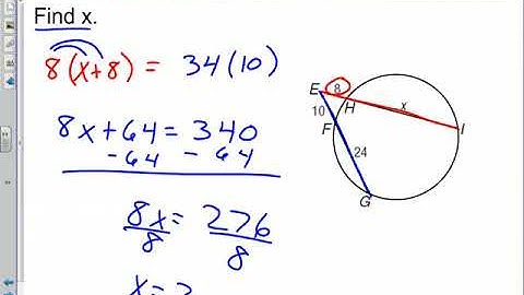 10 7 Special Segments in Circles