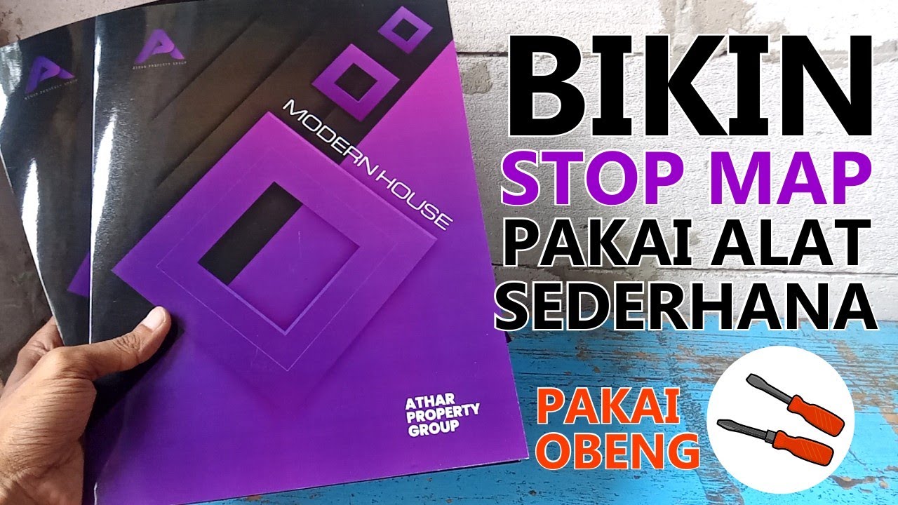 Sharing Cara Bikin Stopmap A4 Dengan Alat Sederhana