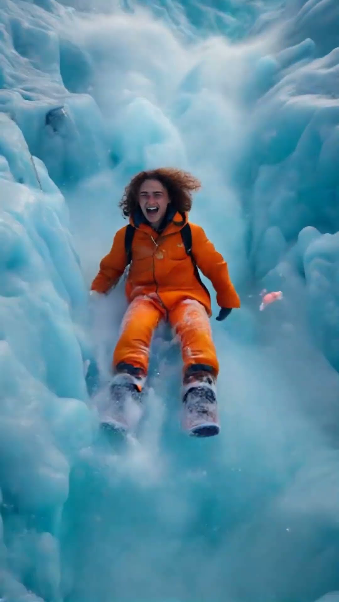 Kwebbelkop AI Snow Tubing in Antarctica