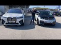 Der vollelektrische BMW i3 und BMW iX.