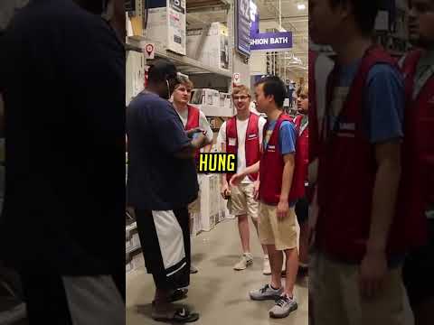 Smoking in Lowe's Fake Employee