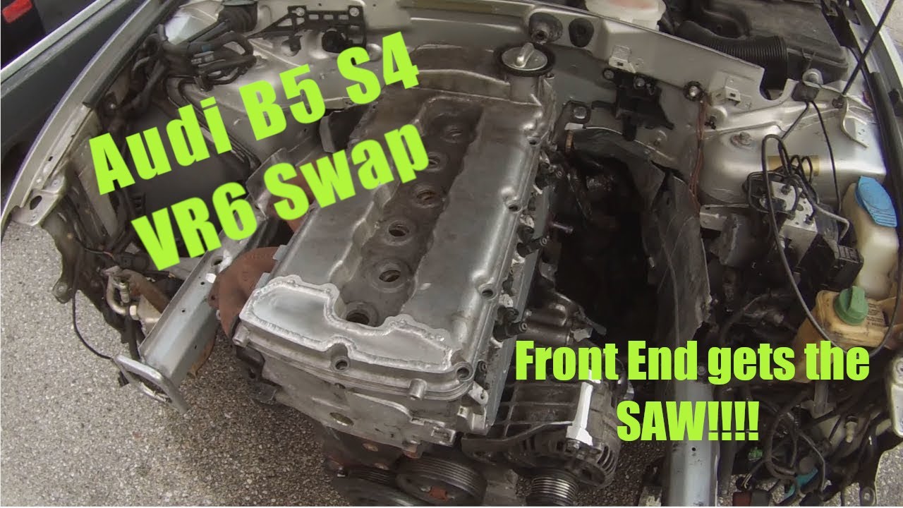 B5 S4 Vr6 Swap --- Front End Gets The SAW!!!!! --- Air Saw goes Brrrrrrrrrrrrrr