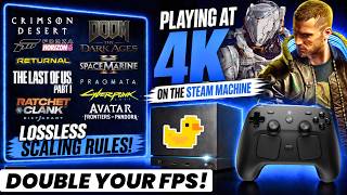 Steam Machine: Testing 11 Games at 4K with Lossless Scaling!