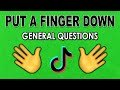 Put a Finger Down Quiz