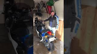 BMW K1200 S, Laser exhaust w/out DB killer.