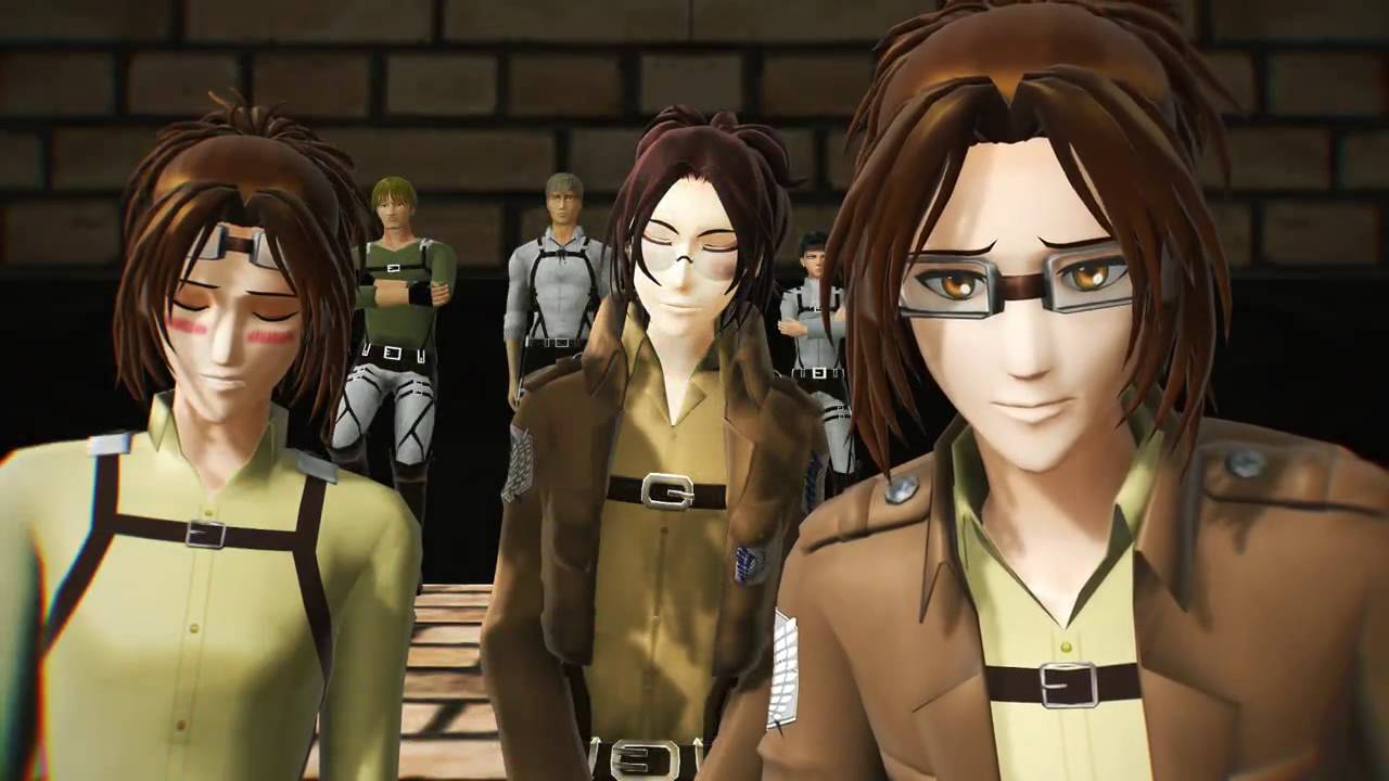 【進撃のMMD】ワンダホー・分隊長！+α【ハンジ誕】