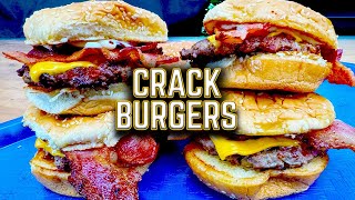 THE ORIGINAL CRACK BURGERS ON THE GRIDDLE  EASY RECIPE  NEXT VIRAL COOK?