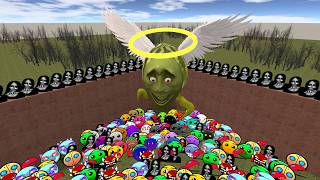 An Angel-Head Nextbot Dropped Into My Arena… Everyone Screamed