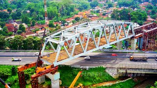 Beginilah Kondisi Jembatan Baja Terbesar Kereta Cepat Jakarta-Bandung