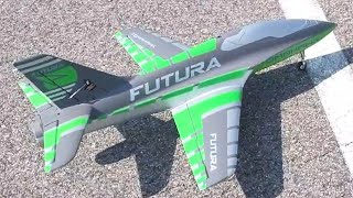 : FMS FUTURA 64mm Edf Jet with 5280 RC afterburner after last crash. Thanks for watching