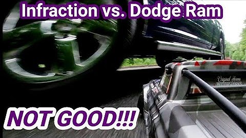 Arrma Infraction Gets Run Over..REASON NOT TO DRIVE RC