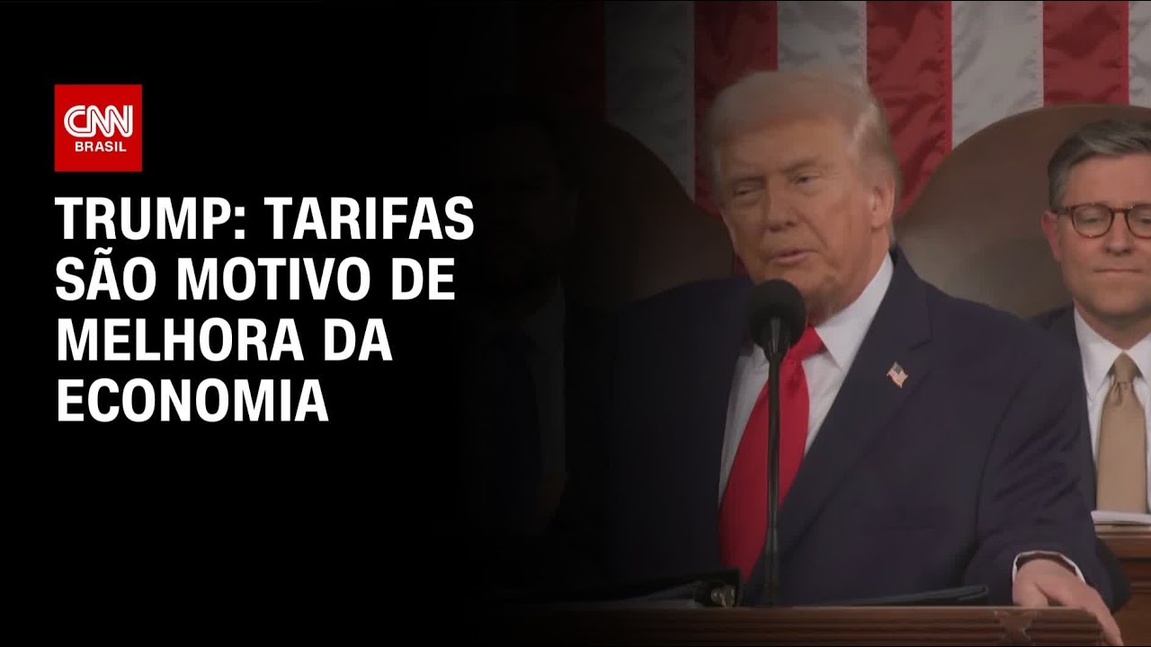Tarifas são motivo de melhora na economia, diz Trump | CNN BRASIL