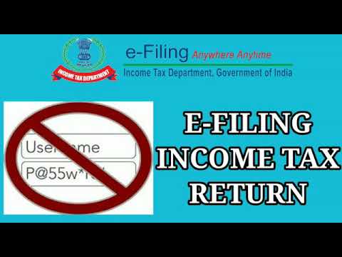 Forgot itr login password / efiling itr (income tax return)/ (check description)