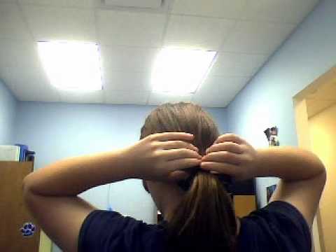 How to do an Upside-down pony tail