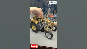 Realistic Tractor 2 2cc Mini Double Cylinder Four Stroke Engine Model Viralvideo Engine Tractor 