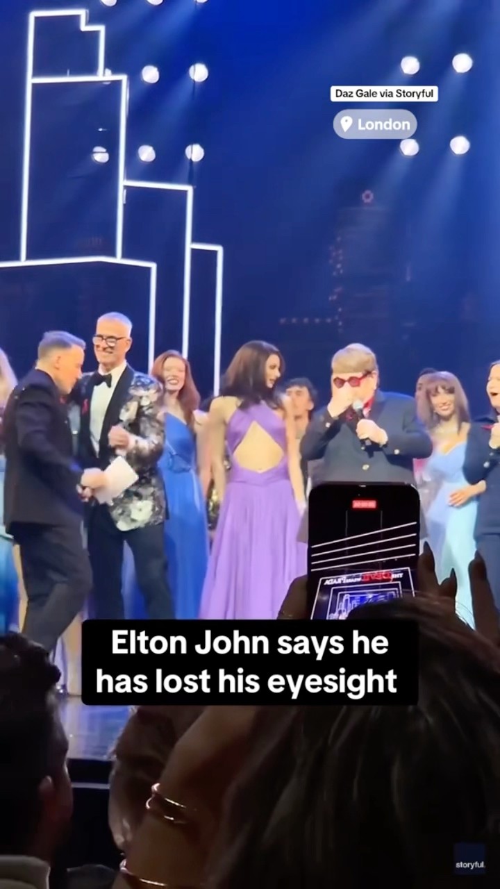 Elton John says he's lost his eyesight #shorts