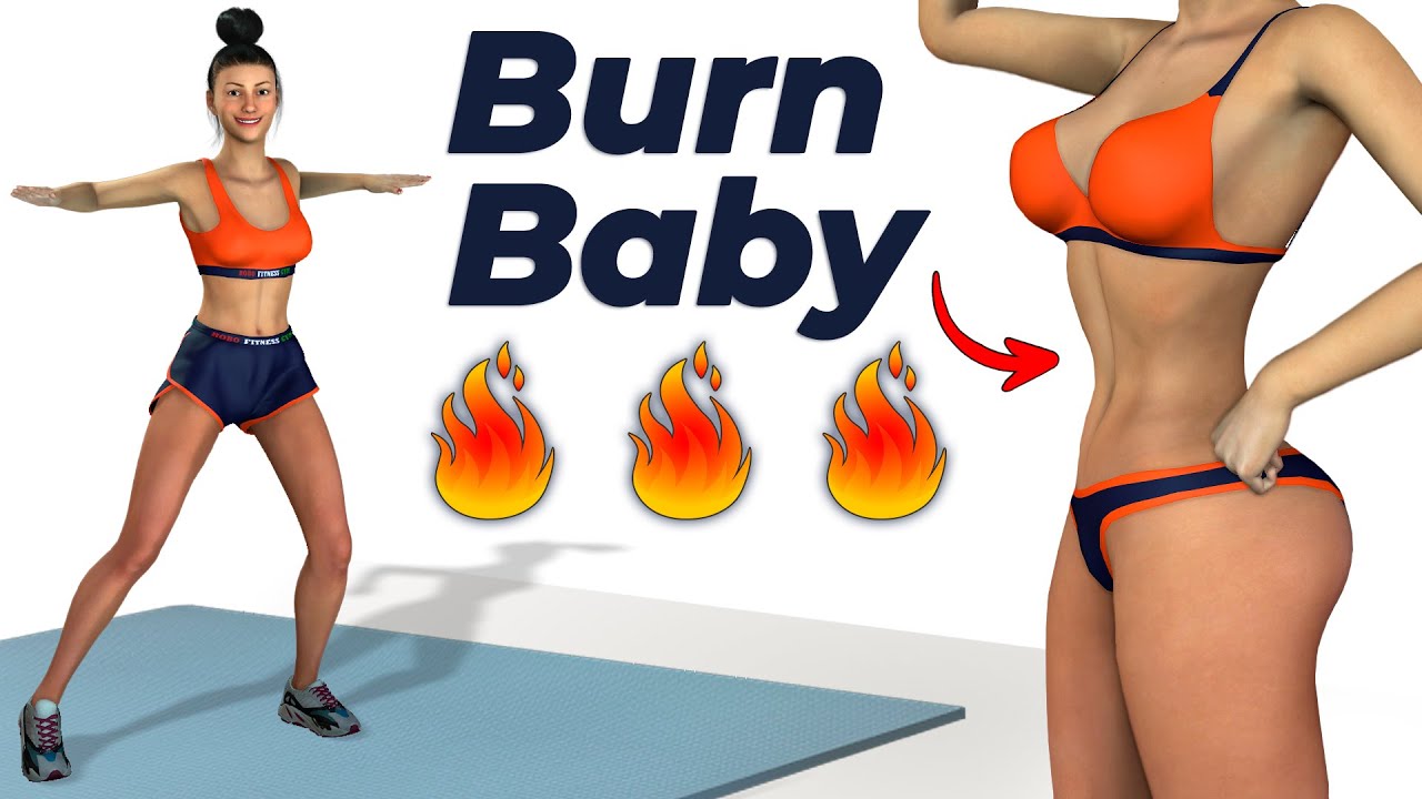 🔥 30-Минутная Тренировка Стоя БЕЗ ПРИСЕДАНИЙ для Сжигания Жира на Животе