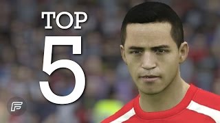 Alexis Sánchez - Top 5 Goals For Arsenal 201415 Fifa 15 Remake
