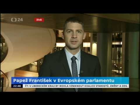 Petr Mach ocenil projev papeže Františka v EP