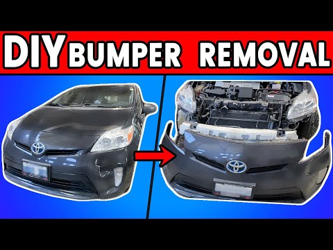 DIY (2010 - 2015) Toyota Prius Front Bumper Removal / Takeout - Any Bumper Takeout