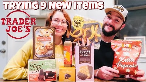 Trying 9 NEW ITEMS at Trader Joe’s for November 2022
