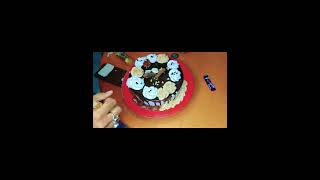 chocolate truffle cake desing| eggless | lots of chocolate |chocolate cake short video